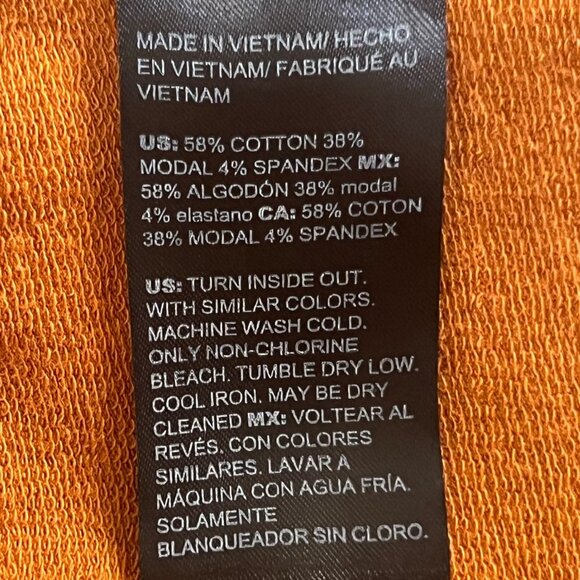 Chicos Zenergy Rust Orange Pullover Sweater Women's 4 (XXL-20/22) Cotton/Modal - Picture 15 of 16